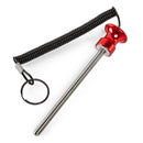 Aluminium Magnetsteckbolzen 8 mm x 100 mm / 140 mm mit Spiralkabel-3