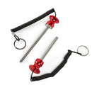 Aluminium Magnetsteckbolzen 8 mm x 100 mm / 140 mm mit Spiralkabel-1