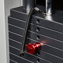 Aluminium Magnetsteckbolzen 8 mm x 100 mm / 140 mm mit Spiralkabel-7