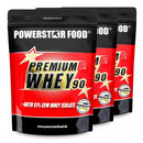 Powerstar Food® PREMIUM WHEY 90 - Whey Protein Shake - 850 g Pulver-5