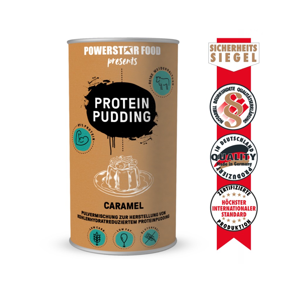 Powerstar Food® PROTEIN PUDDING - Eiweiß Pudding - 420 g Pulver