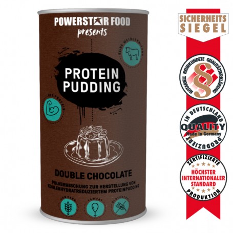 Powerstar Food® PROTEIN PUDDING - Eiweiß Pudding - 420 g Pulver