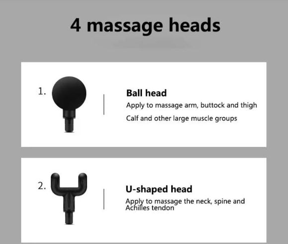 MINI - Electric Massage Pistole - Ganzkörpermassage MEMP-BL10